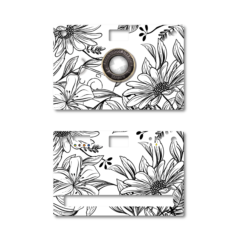 Coque Classique - À colorier - Peinture florale