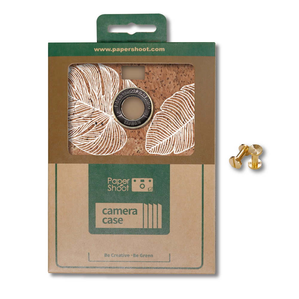 Coque en liège - Feuille blanche