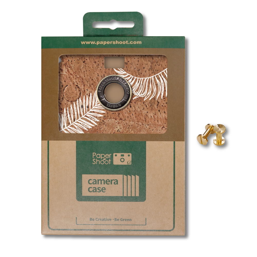 Coque en liège - Feuille de palmier