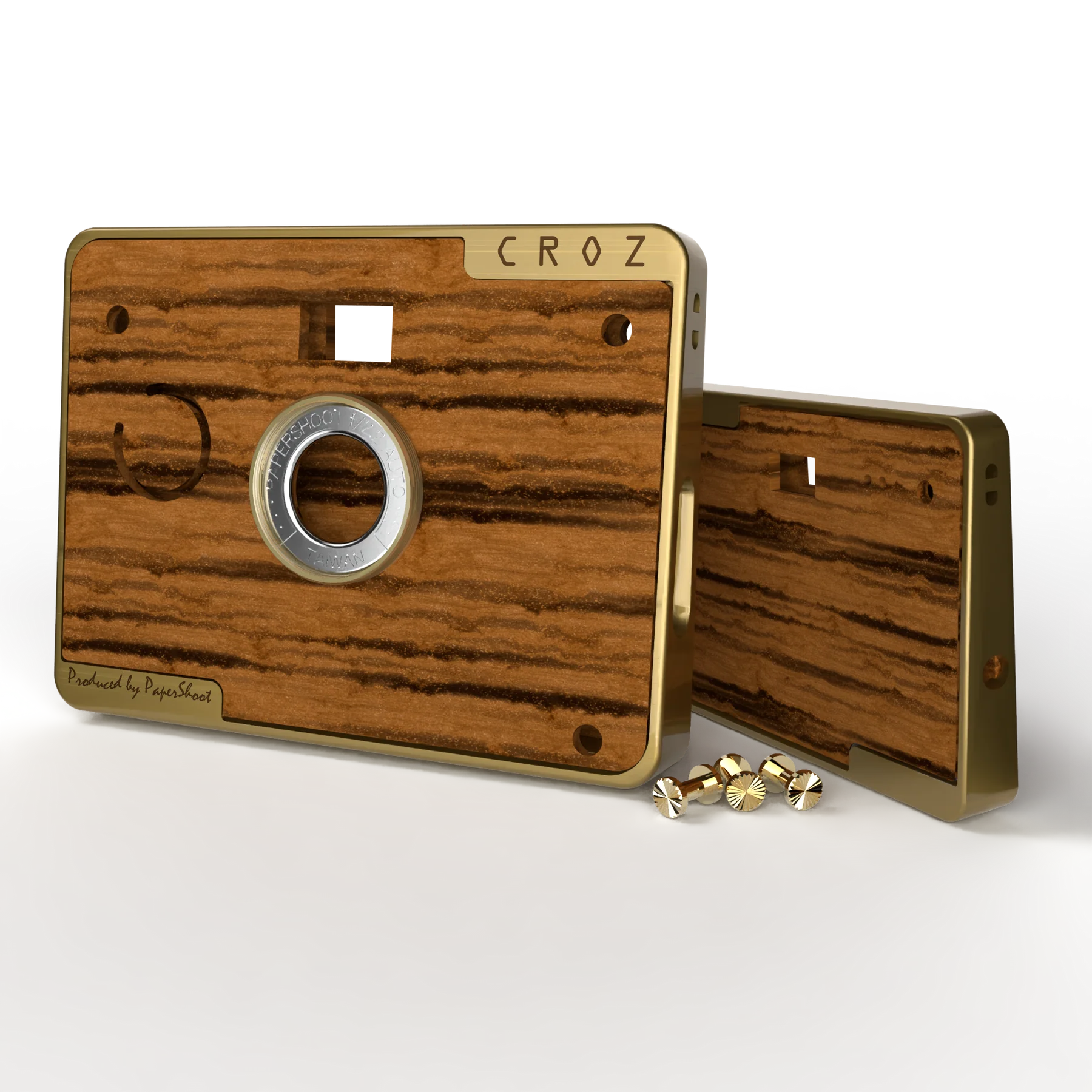 Coque en bois avec cadre - CROZ - Vintage