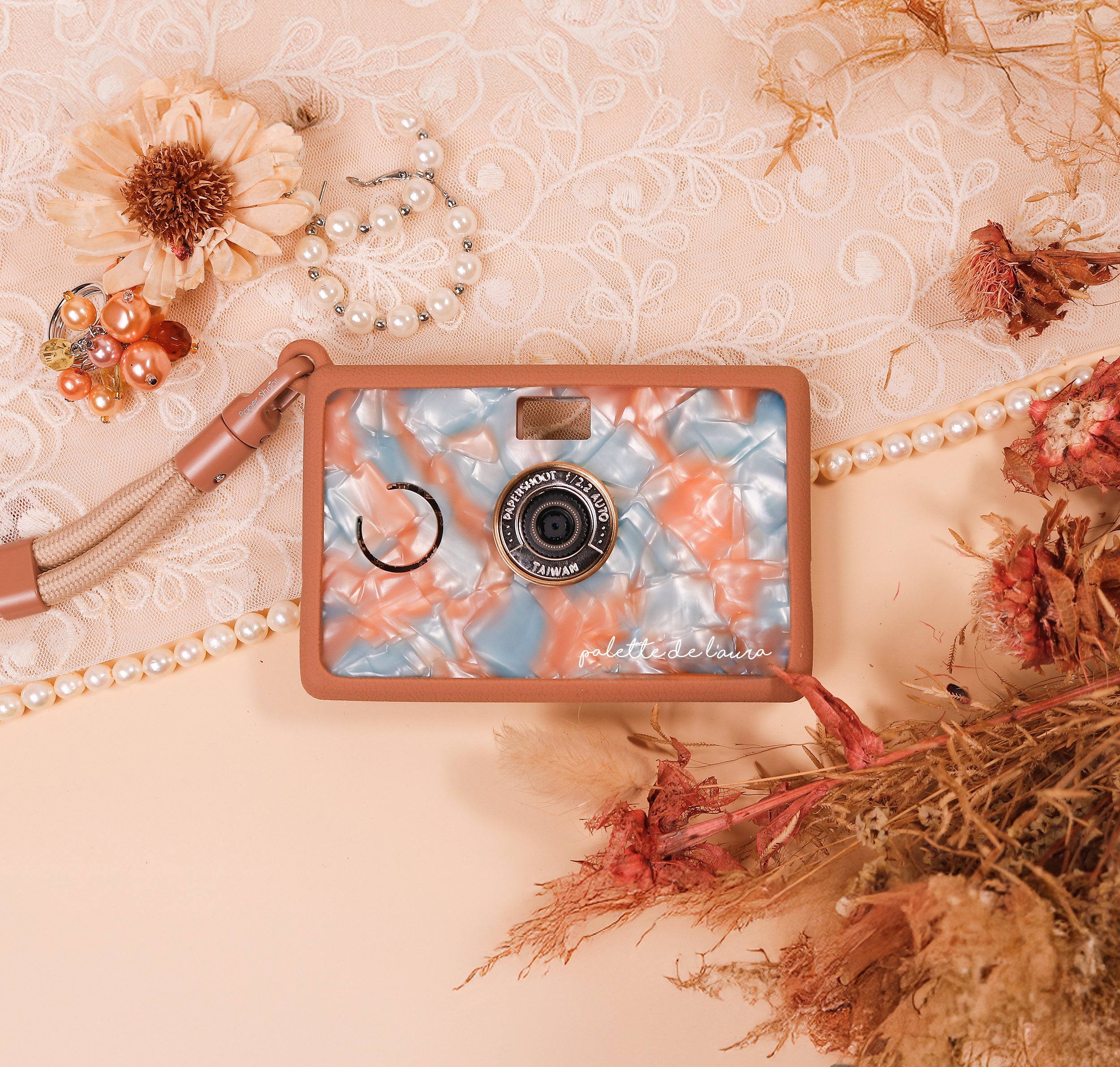 Set appareil photo (coque incluse) - Aura Palette - Sunrise Sorbet