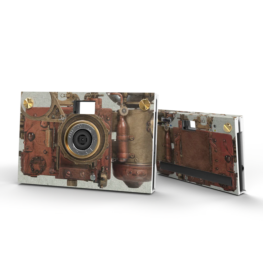 Set appareil photo (coque incluse) - Steampunk - La branche dorée