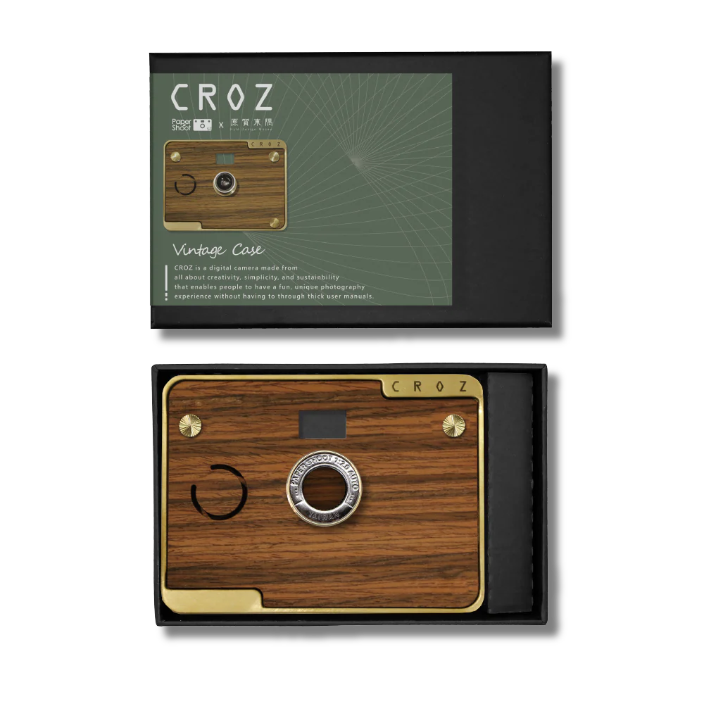 Coque en bois avec cadre - CROZ - Vintage